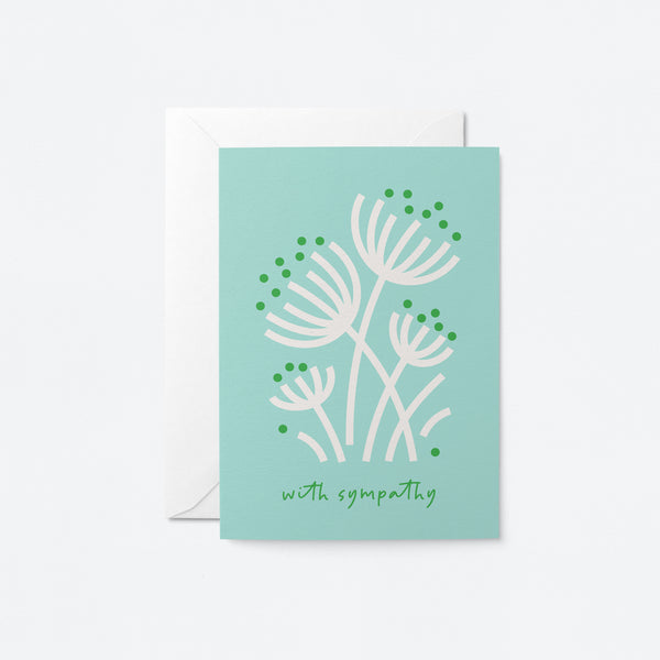 With sympathy - Greeting card