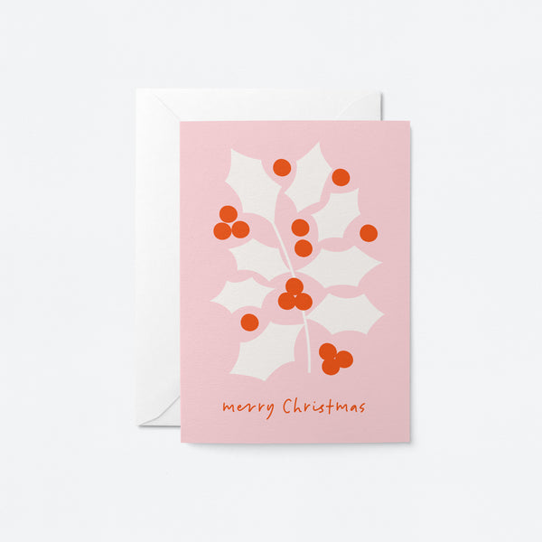 Merry Christmas - Seasonal Greeting Card - Holiday Card