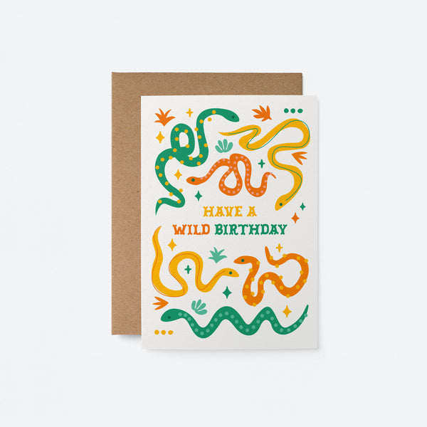 Have a wild birthday - Greeting card
